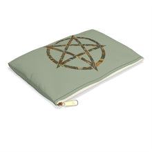 Load image into Gallery viewer, Garden Print Pentagram Accessory Pouch