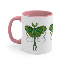 Load image into Gallery viewer, Luna Moth Accent Coffee Mug, 11oz