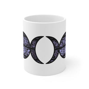 Triple Moon Ceramic Mug 11oz