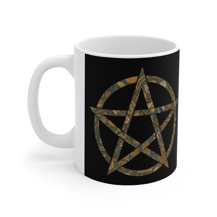 Tapestry Pentagram Ceramic Mug 11oz