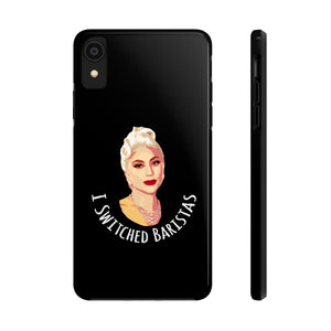 Lady Gaga "I Switched Baristas" Tough Phone Cases, Case-Mate