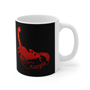 Scorpio Mars Print Ceramic Mug 11oz