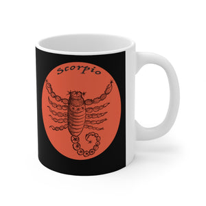 Scorpio Vintage Scorpion Ceramic Mug 11oz