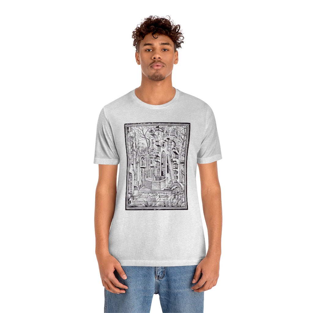 Geometry And Perspective Jersey Short Sleeve Tee