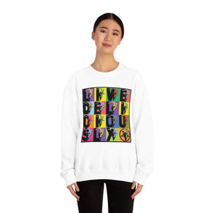 Live Deliciously Heavy Blend™ Crewneck Sweatshirt