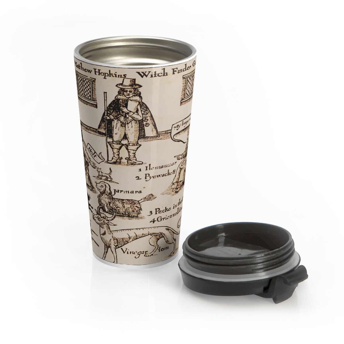 Witchfinder Generall Stainless Steel Travel Mug