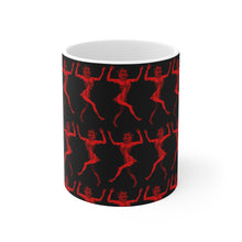 Load image into Gallery viewer, Dancing Demons Ceramic Mug 11oz