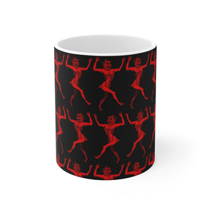 Dancing Demons Ceramic Mug 11oz