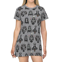 Load image into Gallery viewer, Faces Of Hekate All Over Print T-Shirt Dress