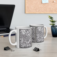 Load image into Gallery viewer, Geometry &amp; Perspective Ceramic Mug 11oz