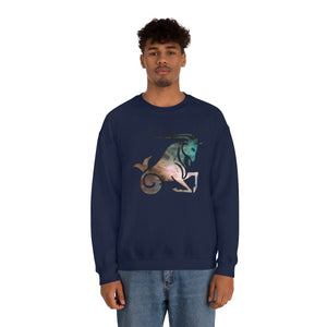 Capricorn Galaxy Heavy Blend™ Crewneck Sweatshirt