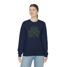 Load image into Gallery viewer, Celtic Shamrock Heavy Blend™ Crewneck Sweatshirt