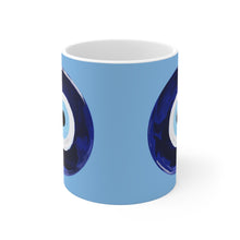 Load image into Gallery viewer, Blue Nazar Ceramic Mug 11oz
