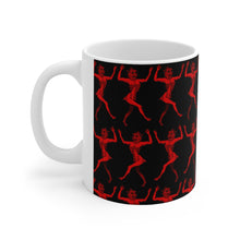 Load image into Gallery viewer, Dancing Demons Ceramic Mug 11oz