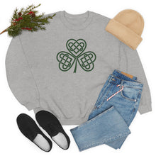 Load image into Gallery viewer, Celtic Shamrock Heavy Blend™ Crewneck Sweatshirt