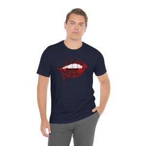 Vampire Lips Jersey Short Sleeve Tee