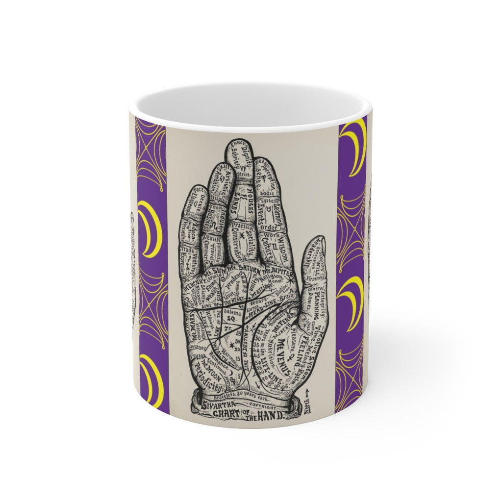 The Palm Lines Ceramic Mug 11oz