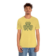 Load image into Gallery viewer, Celtic Shamrock Jersey Short Sleeve Tee