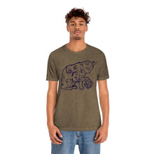Load image into Gallery viewer, Cat Playing D&amp;D Jersey Short Sleeve Tee